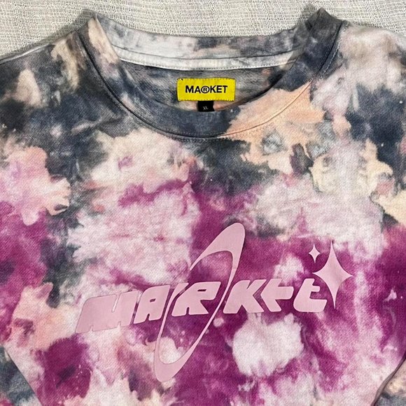 Urban Outfitters Market Cosmo Astro Tie-dyed Pullover Sweatshirt🌌✨🛸 - Picture 7 of 9